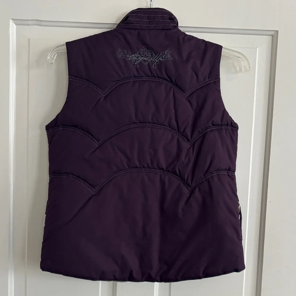 Limited Edition Reversible Cowgirl Up Puffer Vest - Picture 3 of 5